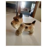 vintage ceramic planter shaped like a Scottish