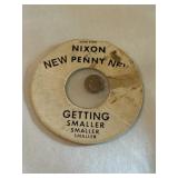 Vintage President Richard Nixon Penny and Getting