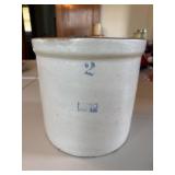 Vintage 2-gallon Ruckels Stoneware crock