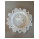 Vintage Westmoreland milk glass chick decorative