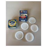 Antique ball mason jar milk glass lids, and dome