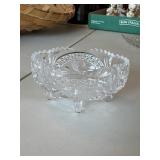 Hofbauer Byrdes Crystal 5ï¿½ Oval Bowl With 4 Feet