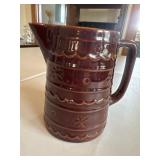 MAR CREST stoneware pitcher
