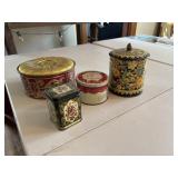 Misc vintage tins