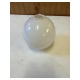 Vintage globe for lightning rod