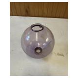 Vintage globe for lightning rod