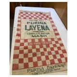 Antique Purina sack, good condition.