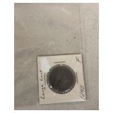 1848 large cent Fine