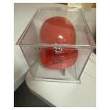 Mark McGuire autographed miniature helmet