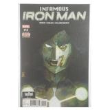 Infamous Iron Man # 12 (Doom Cover) Marvel 2017