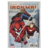 Invincible Iron Man # 7 (Marvel 2009) Spider-man