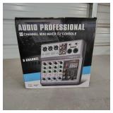 AUDIO PROFESSIONAL CHANNEL MINI MIXER DJ CONSOLE