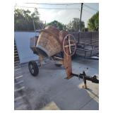 Steel Drum Concrete Mixer w/working Honda Engine