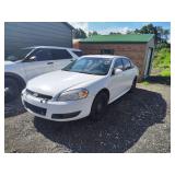 2016 Chevrolet Impala Limited INOP Police