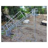 9 STEP ROLLING LADDER