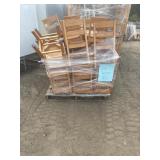 x1 Pallet of wooden chairs