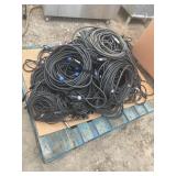 PaLLET OF STAGE SOUND CORDS