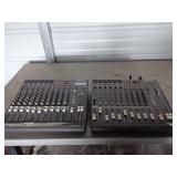 X2 MACKIE SOUND MIXERS