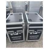 X2 CHAUVET TRANSPORT CONTAINERS