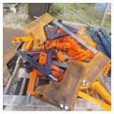 PALLET OF QUICK HITCHS AND PLATES