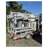Trailer mounted vacuum