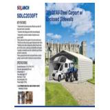 2026 Sdlanch HIGH-END CARPORT SDLC 20x30FT