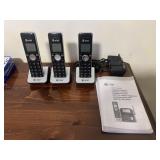 Four AT&T Cordless Phone Sets Incl. Base Station