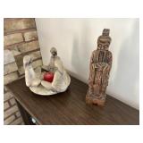 Statue and Candle Holder