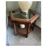 Small Hexagon End Table, Matching Lot 7