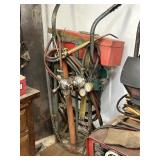 Oxy/Acetylene Welding Set Up with Tool Box, Cart