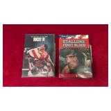 (2) DVD - Rocky IV sealed, First Blood