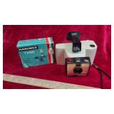Vintage Polaroid Swinger, Flash