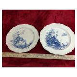 (2) Wedgwood plates