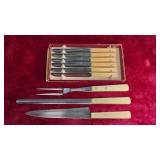 1950s knife & carving set