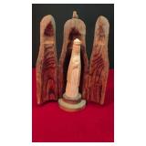 Antique Virgin Mary triptych, Europe
