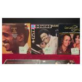 (5) LPs-Sammy Davis, Domino, Garland