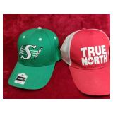 (2) Ball caps - True North, Sakatchewan