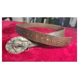 Bass fishing belt and buckle