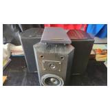 (3) Genexxa bookshelf speakers, 60Watt