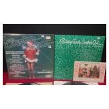 (2) LPs-Christmas disco, Partridge Family