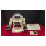Vintage Omnibot w/remote, OG, complete