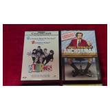 (4) DVD - Clerks, Anchorman, Austin Powers