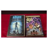 (4) DVD - Empire Strikes, Abyss, Justice Lge.