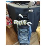 (10) pcs. golf clubs, Bazooka, Jazz, Precision