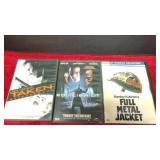 (4) DVD - Pulp Fiction, Taken, Full Metal Jkt.