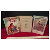 (3) Books - Heidi, Yearling, Gulliver