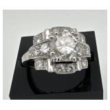 Platinum Dinner Ring with 1.67ct Diamond