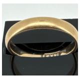 14k Yellow Gold Ring, Size 7.25