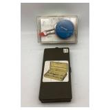 Perrine Fly Reel and Velure Worm Tamer Box