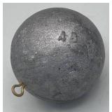 Vintage Lead Duck Decoy Anchor with Mark 48